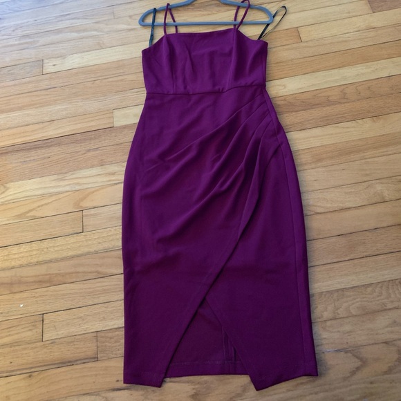 Square Neck Midi Dress - Picture 2 of 6